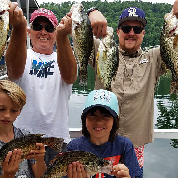family friendly fishing trips Broken Bow